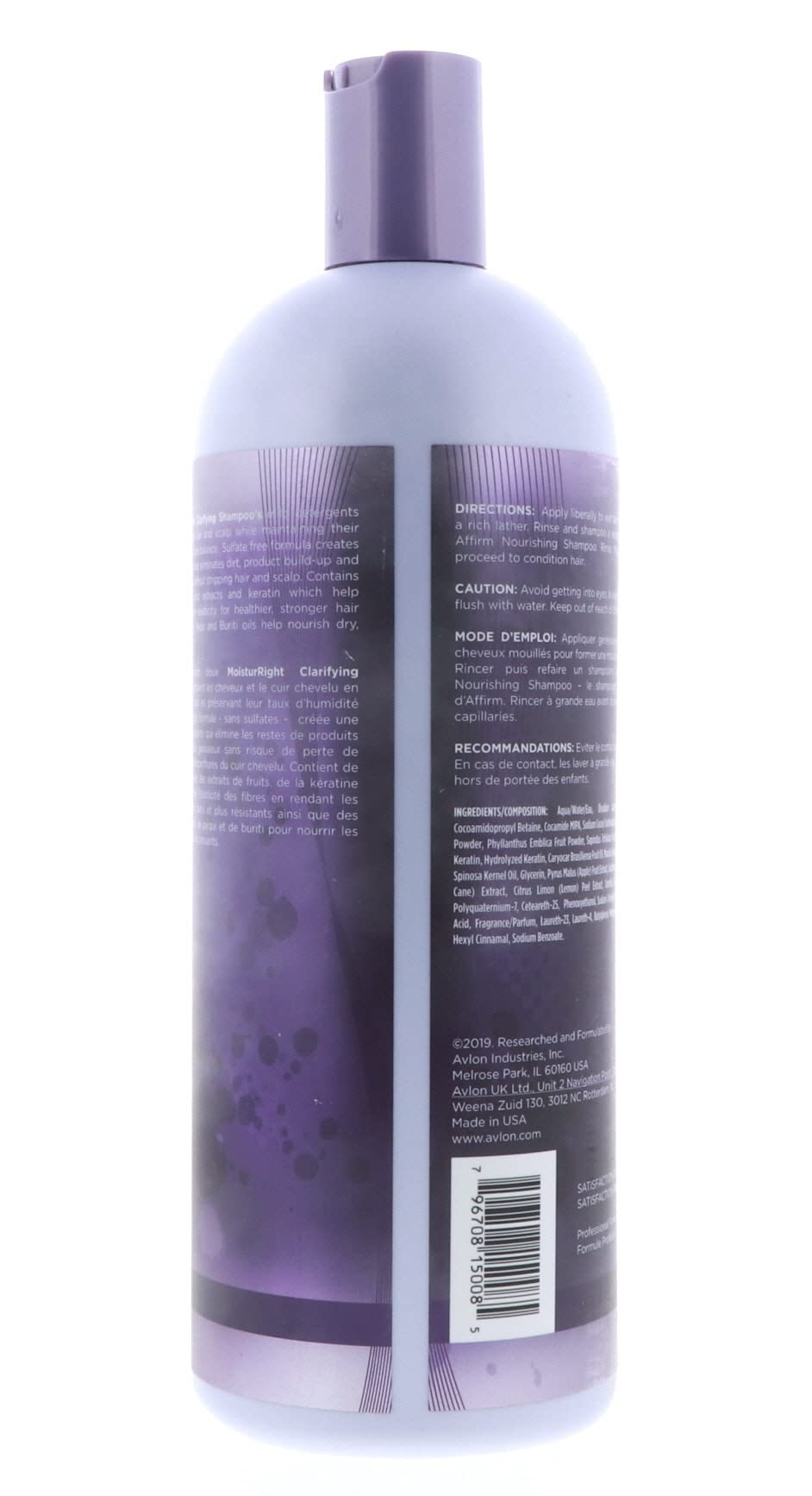 Avlon Affirm Moistur Right Clarifying Shampoo - 32 oz