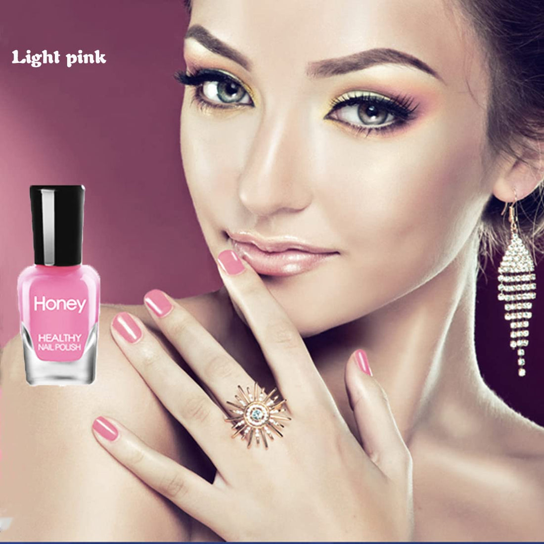 Tophany Non Toxic Nail Polish Set, Easy Peel Off and Fast Dry Nail Polish Set for Pack, Eco Friendly & Organic Water Based Nail Polish for Women,Teens (6 Bottles, 5ML)