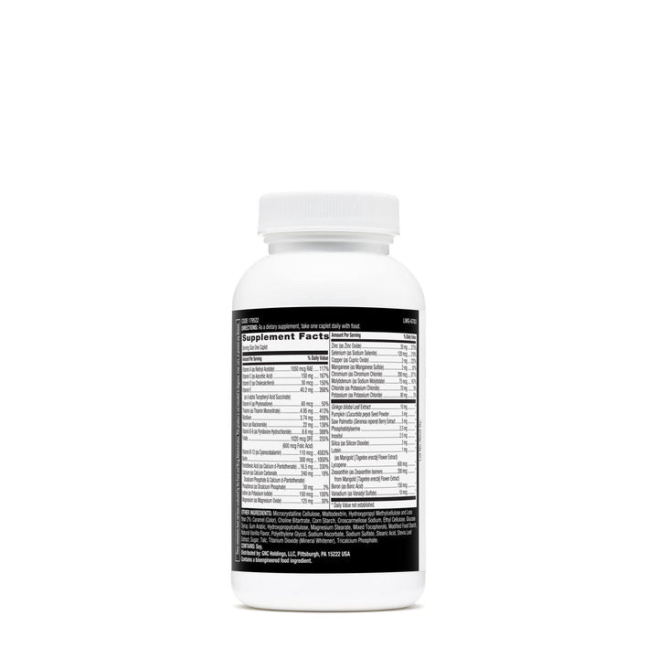 GNC Mega Men 50 Plus One Daily Multivitamin | Supports Prostate Function | Includes Support for Heart, Brain, & Eye Health | 60 Count