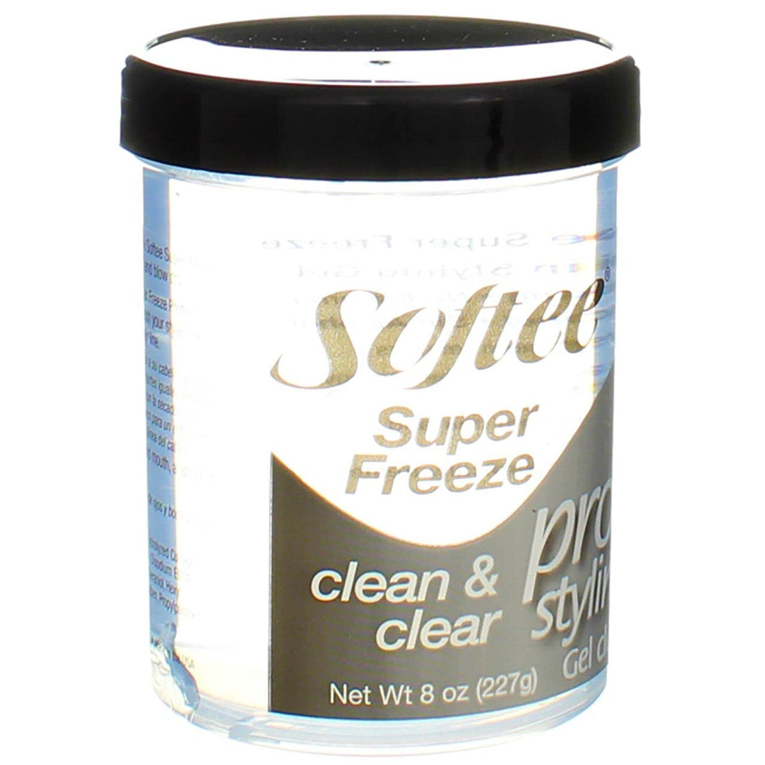 Softee Protein Super Freeze Hair Styling Gel, 8 Ounce