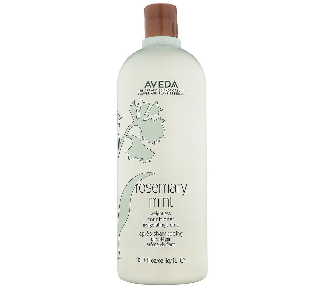 Aveda Mint Purifying Shampoo and Weightless Conditioner Duo Liter, Rosemary