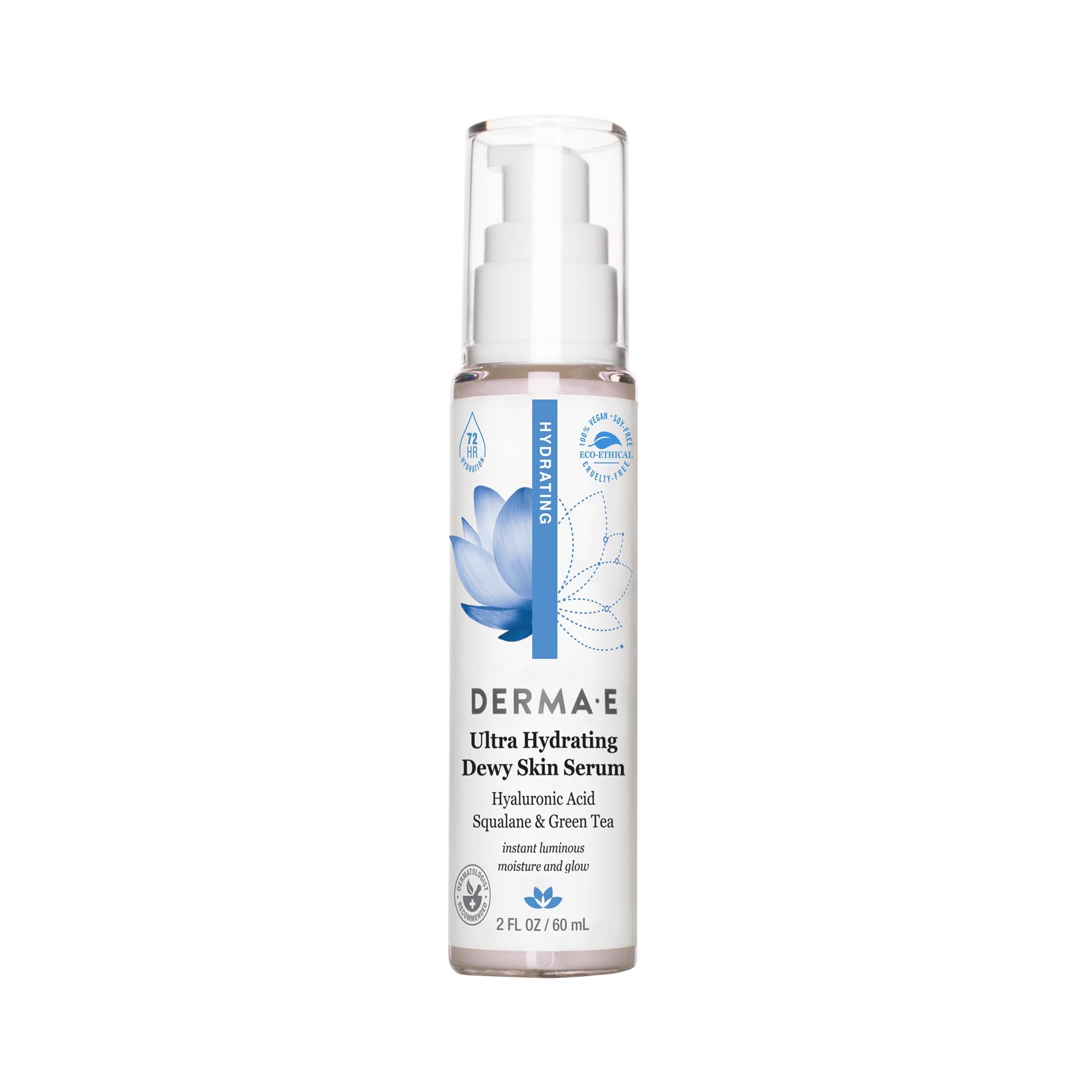 DERMA E Hydrating Serum with Hyaluronic Acid 2 oz