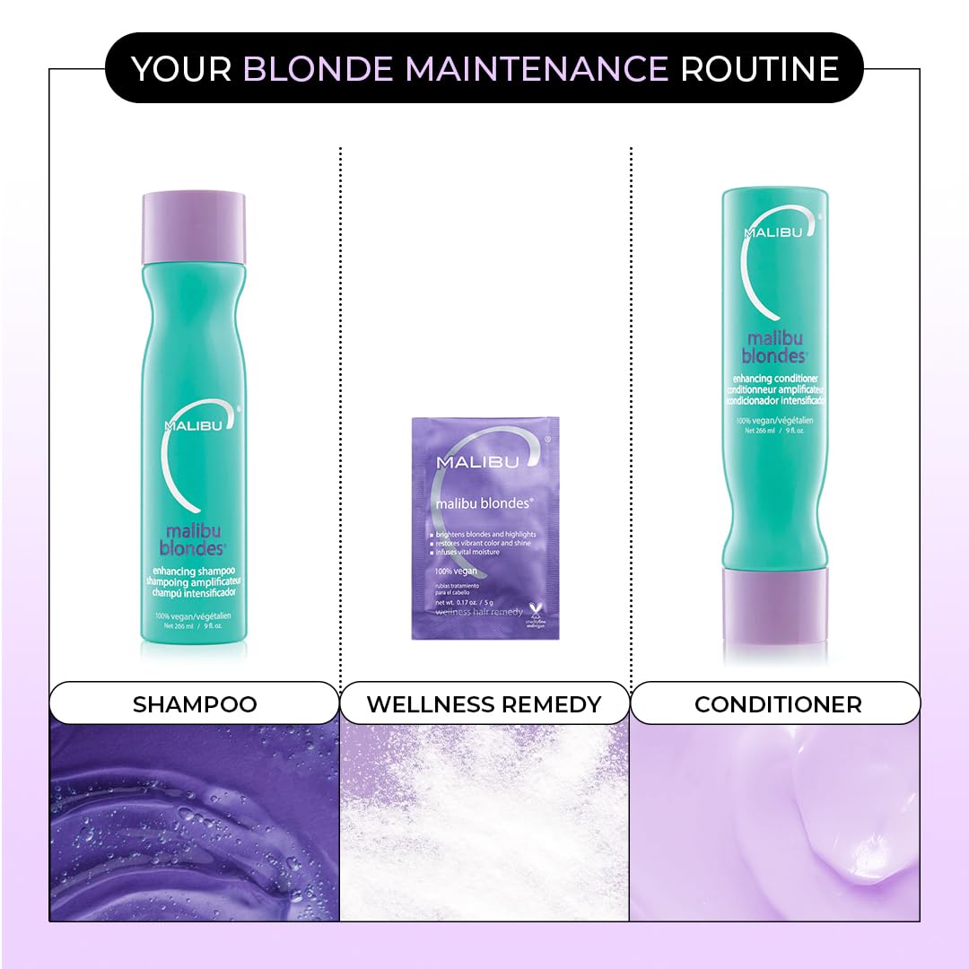 Malibu C Blondes Wellness Hair Remedy, 12 ct.