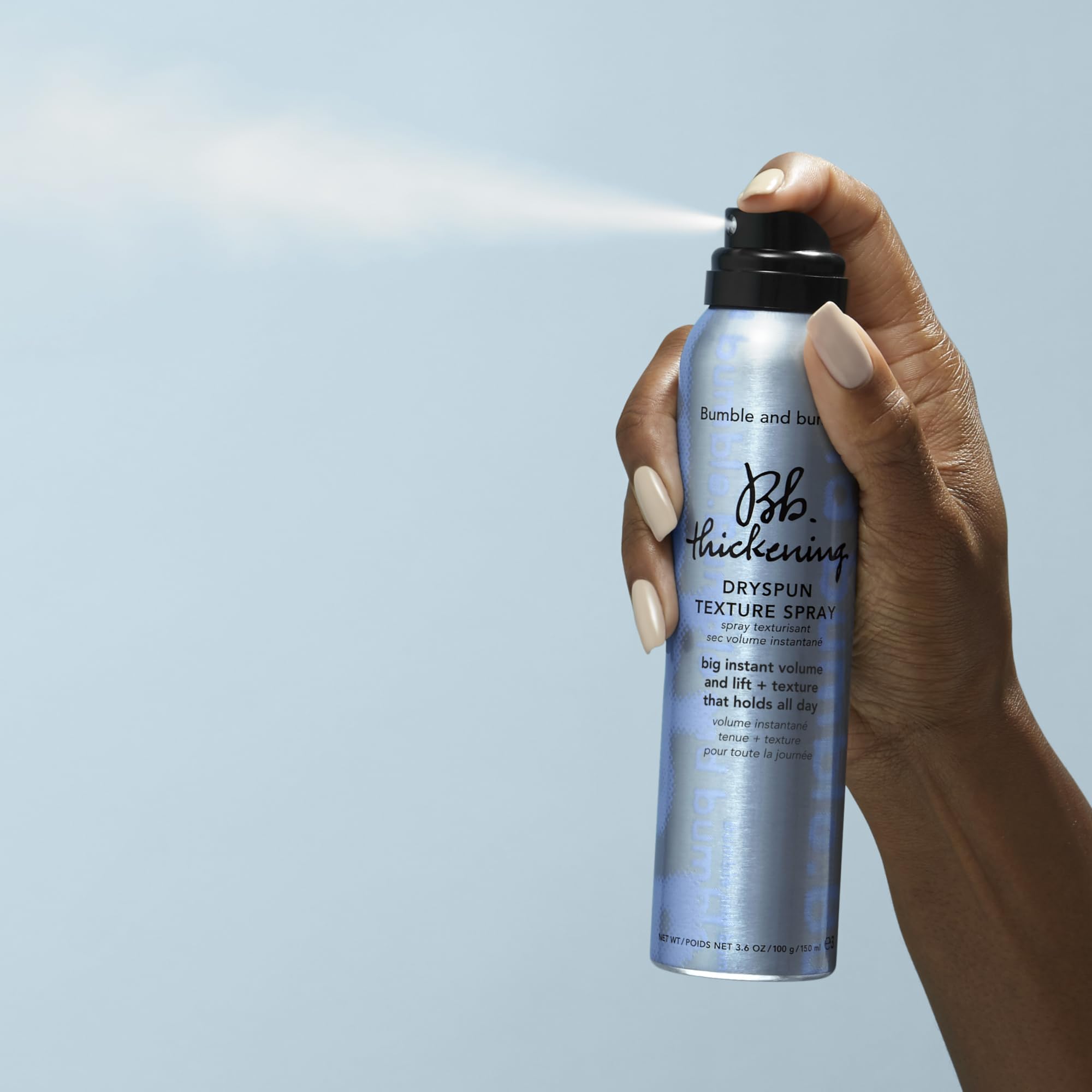 Bumble and bumble. Thickening Dryspun Texture Spray | Volumizing + Adds Texture | Straight to Wavy, 3.6 Ounce