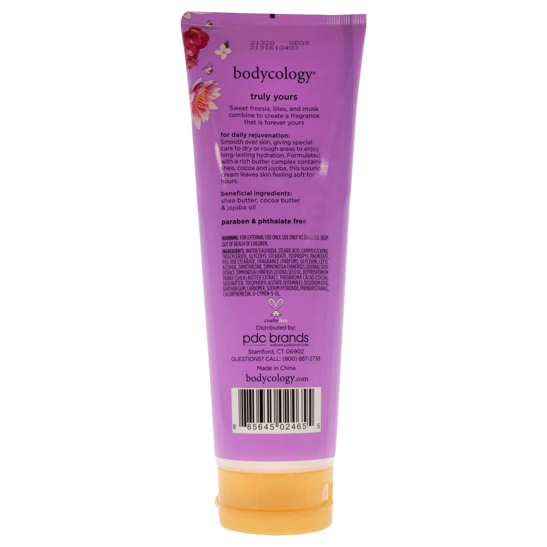 Bodycology Truly Yours Moisturizing Body Cream 8oz