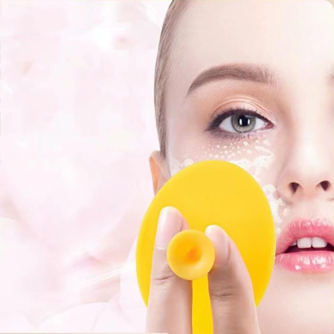 Silicone Facial Cleansing Brush, Soft Face Brush, Blackhead Acne Pore Pad - Face Exfoliator & Deep Cleaning 4 Pack