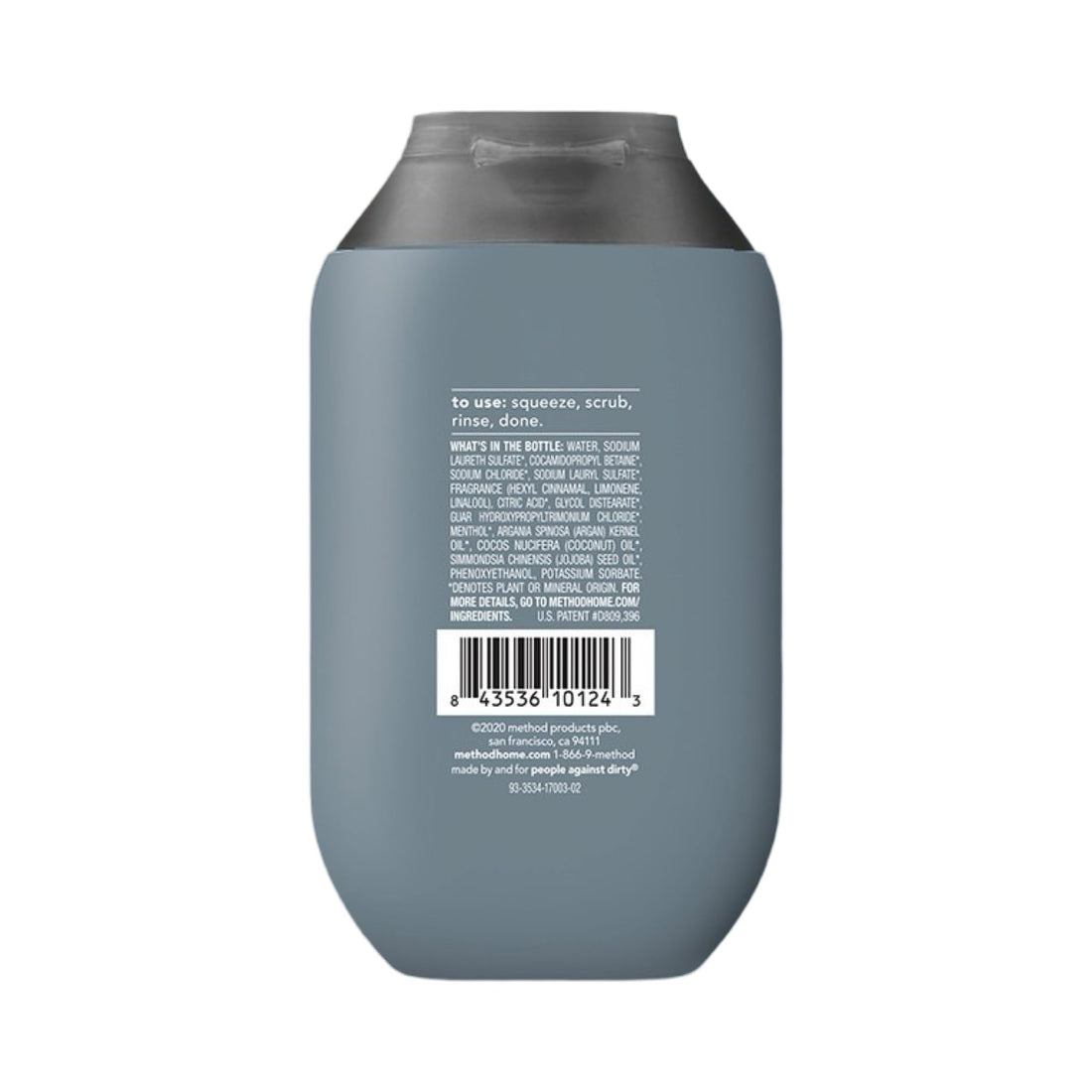 Method Men 2-in-1 Shampoo + Condtioner, Sea + Surf 3.4 Ounces.