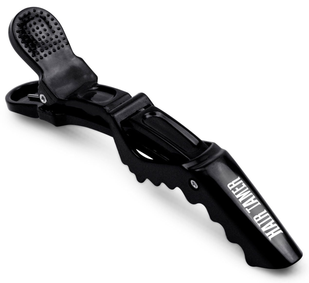 Hair Tamer Croc Hair Styling Clips, Black, 12 Pack