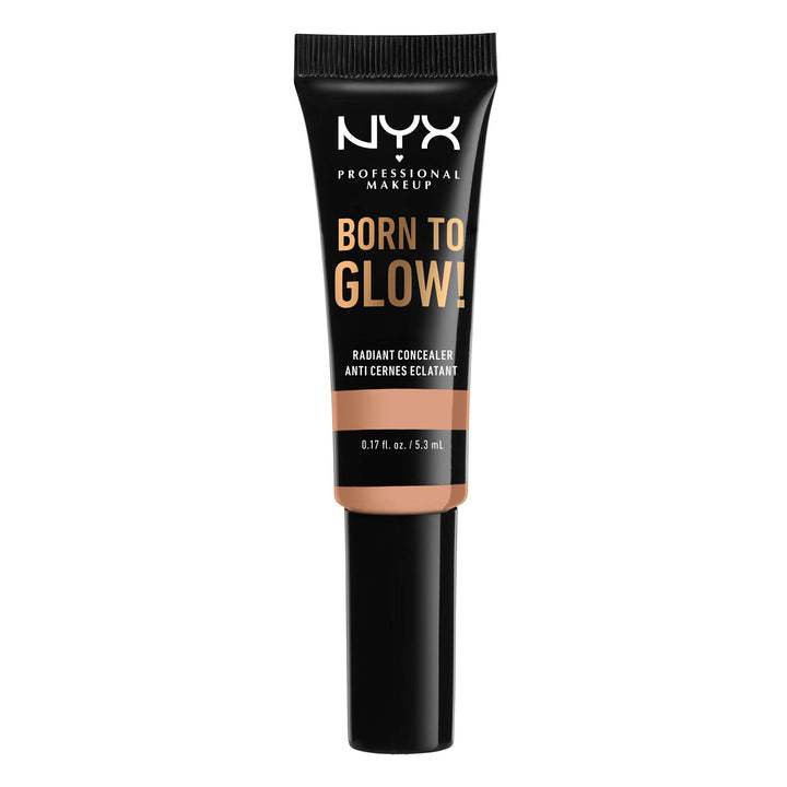 NYX PROFESSIONAL MAKEUP Born To Glow Radiant Concealer, Medium Coverage - Soft Beige