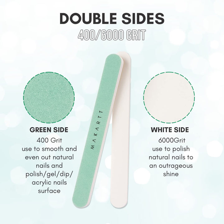 Makartt Nail Buffer Block 10pcs Nail Buffer and Shine Kit Nail Shine Buffer for Natural Acrylic Nails Buffer Polisher Nails Fingernail Buffer Nail File Nail Smoother 400/6000 Grit