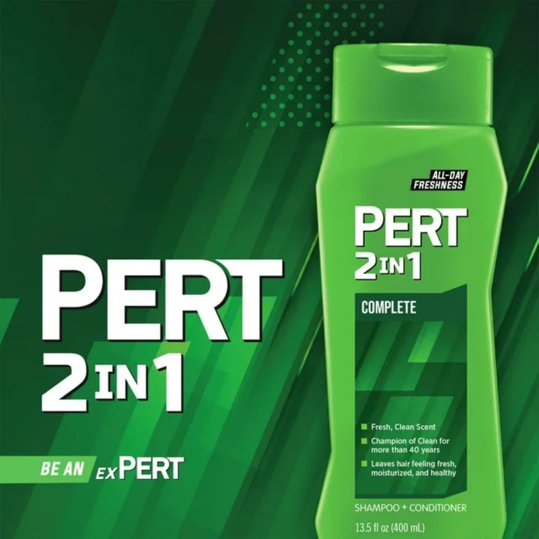Pert Plus Medium Conditioning Formula 2 In 1 Shampoo Plus Conditioner 13.5 Oz, 5 Pack