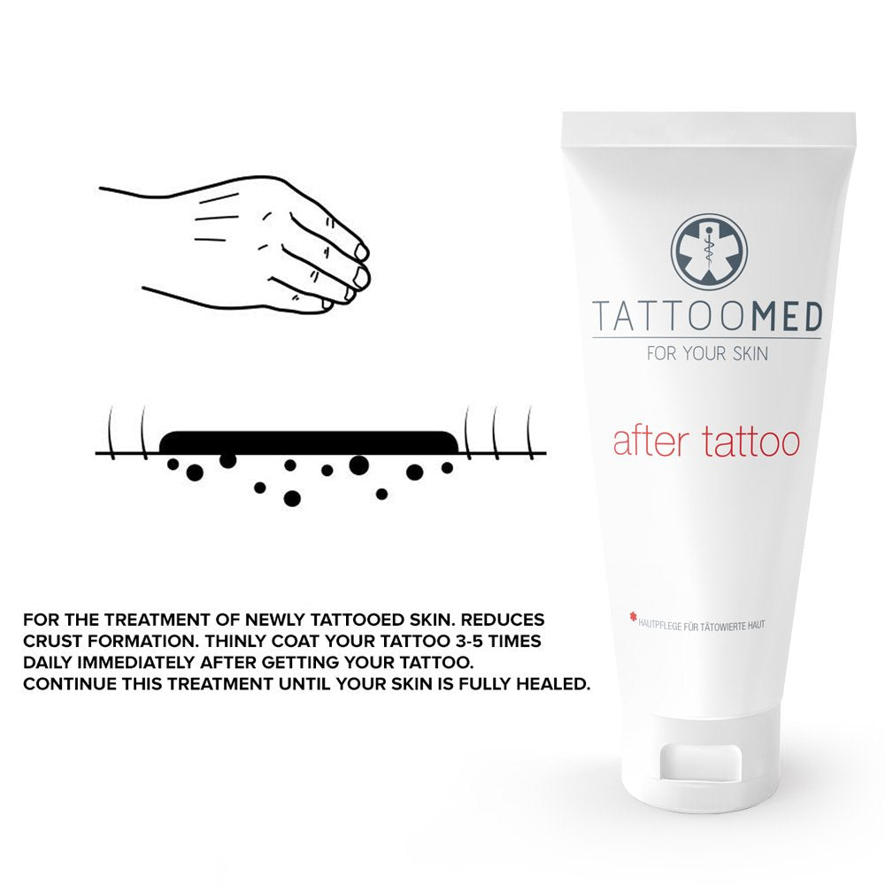 TattooMed After Tattoo Care With Panthenol For Protecting Sensitive Tattooed Skin