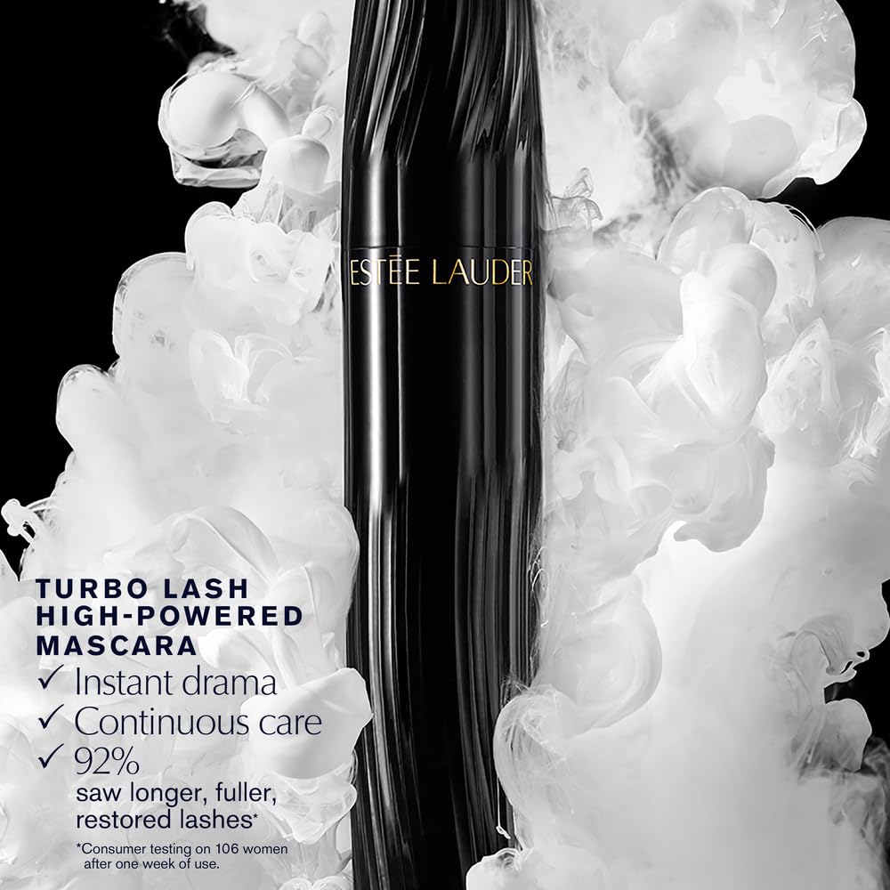 Estée Lauder High Powered Eyes Turbo Lash Mascara 3 Piece Set | Define + Volume + Brighten | Includes Mascara, Eye Cream, Eyeliner