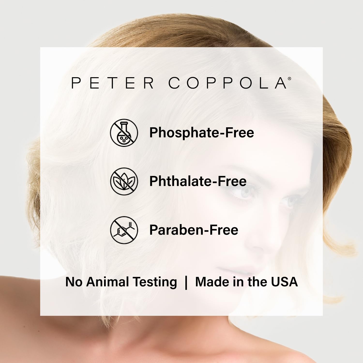 PETER COPPOLA Purple Conditioner for Blonde Hair, Neutralize Brassy Tones - Keratin Safe, Damage Repair, Smoothing, For Daily Use (3 Fl Oz)