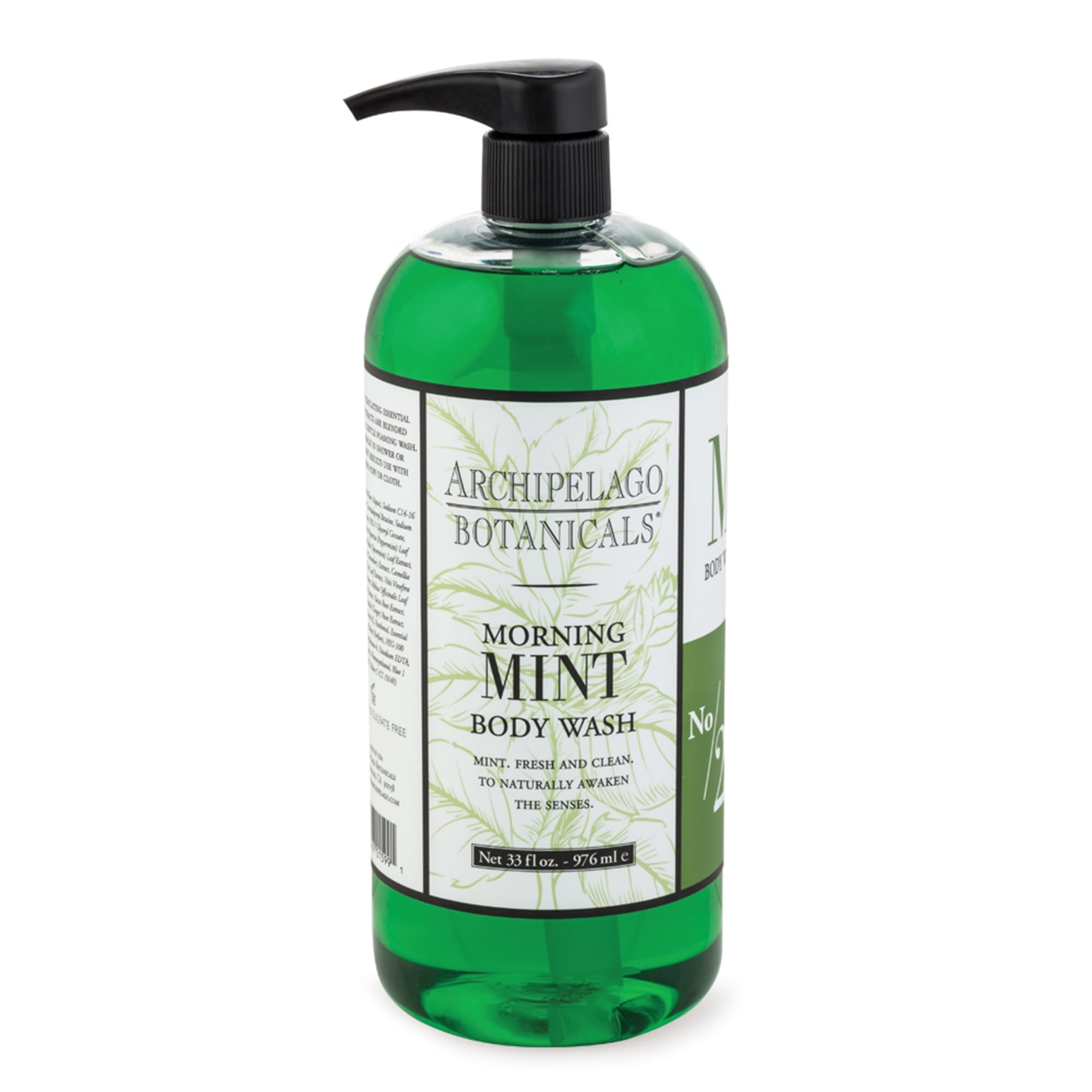 Archipelago Botanicals Morning Mint Body Wash 33 oz