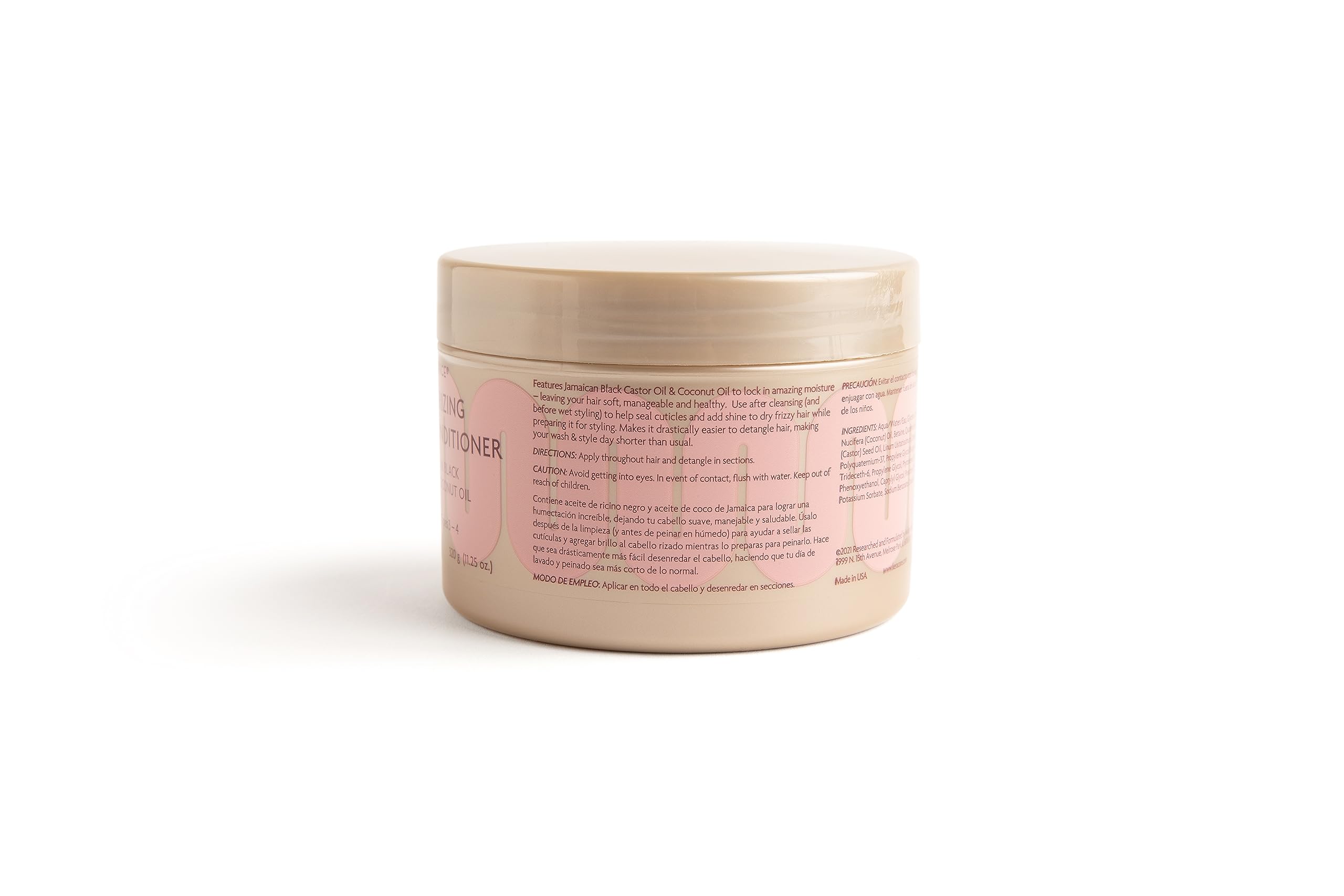 KeraCare CurlEssence Moisturizing Coconut Leave-In Conditioner With Jamaican Black Castor Oil and Coconut Oil - For Curly Hair - Silicone, Sulfate, and Paraben Free 12 oz