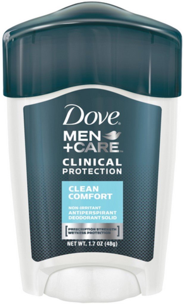Dove Men + Care Clinical Protection Antiperspirant Deodorant Solid Clean Comfort 1.70 oz (Pack of 6)