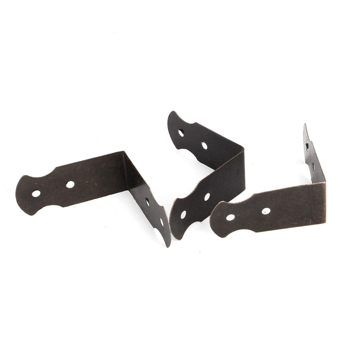 BQLZR 1.57x0.7 Antique Decorative Vintage Box Corner Guards Edge Cover Pack of 20