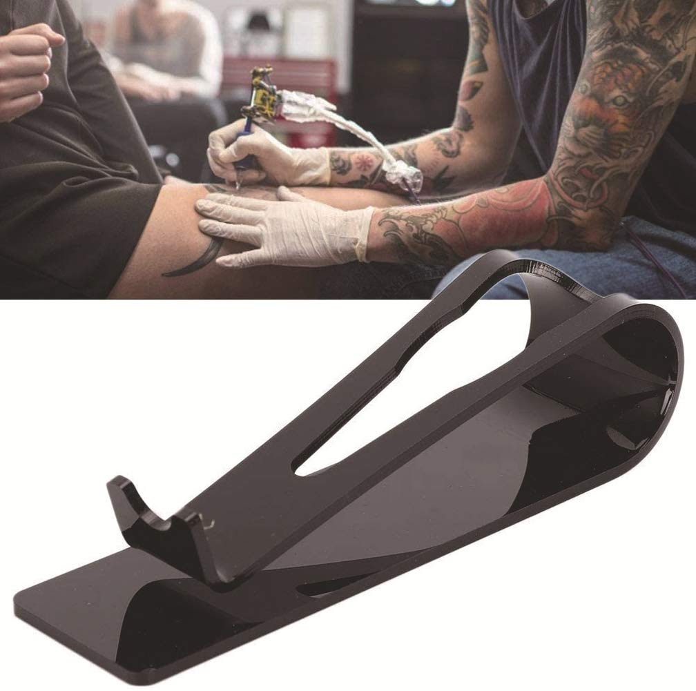 1PC Clear Acrylic Tattoo Pen Stand Tattoo Gun Holder Tattoo Machine Display Support Rack Rest Support Organizer Tattoo Tool Accessory