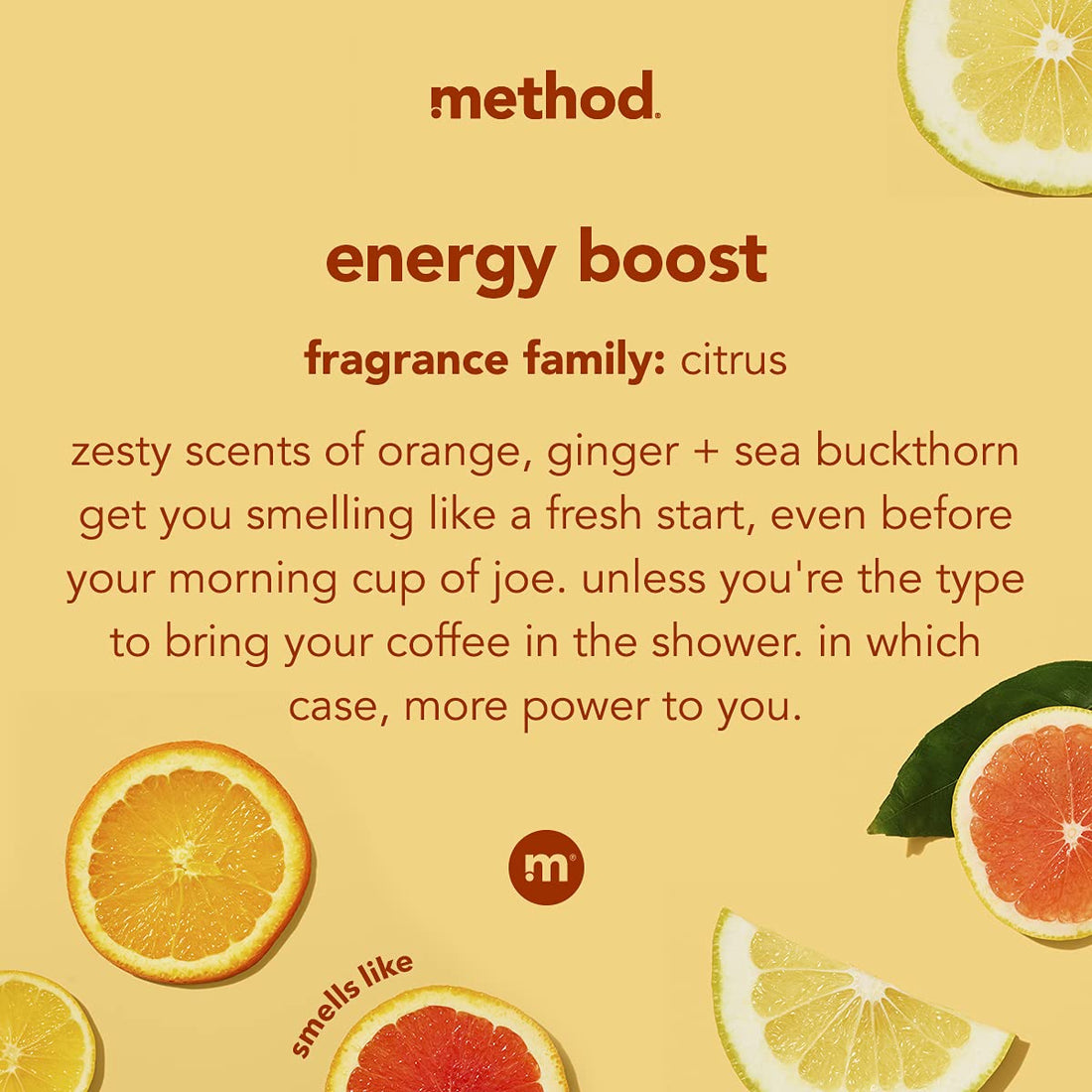 Method Body Wash, Energy Boost, 18 Ounce (6 Count)