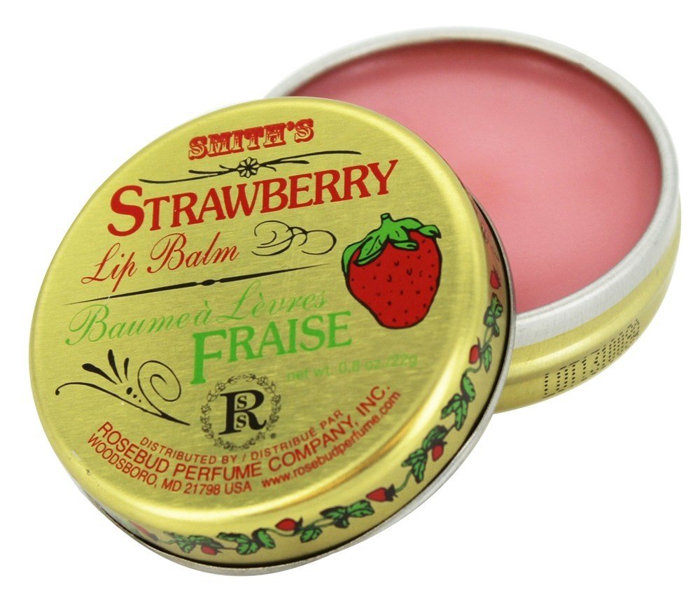 Strawberry Salve Tin 0.8 oz by Smith's