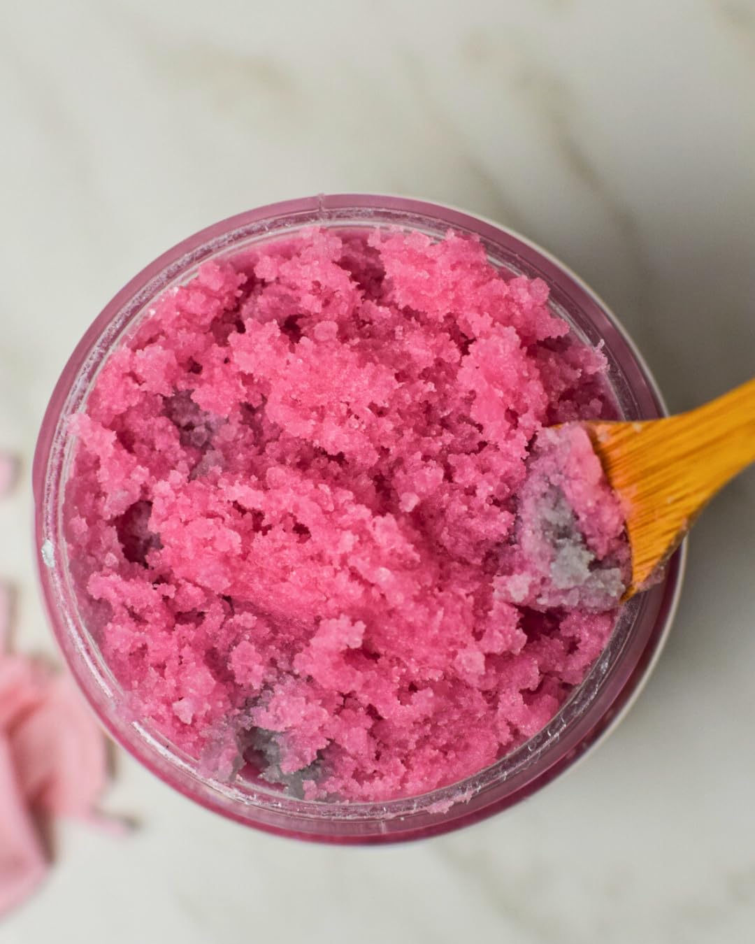 Bella & Bear Rose & Ivy Body Scrub - Vegan & Cruelty-Free Oil-Free Exfoliator | Polish Your Skin to Perfection | 6.7oz of Floral Bliss for All Women