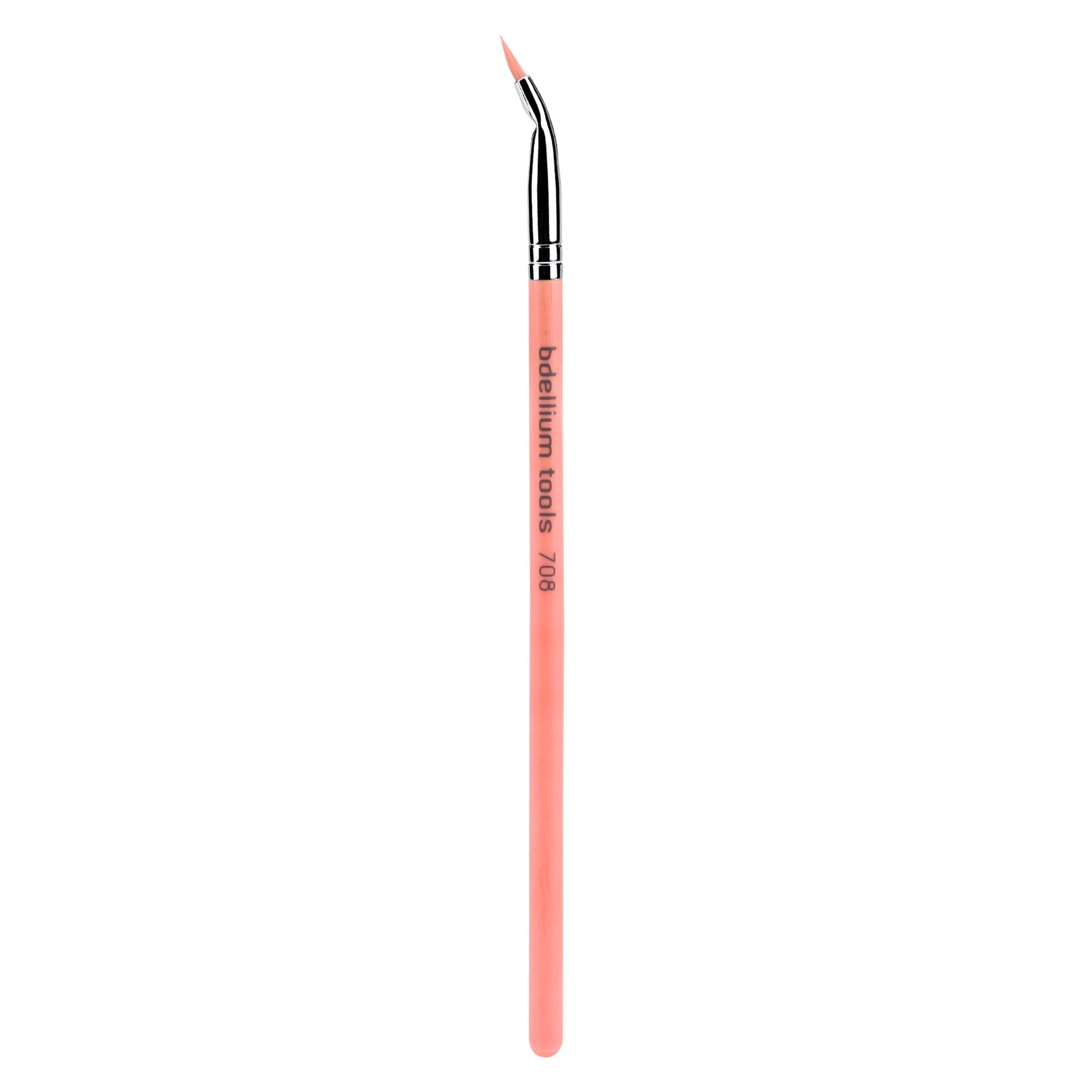 Bdellium Tools Professional Eco-Friendly Makeup Brush Pink Bambu Series - Bent Eyeliner 708