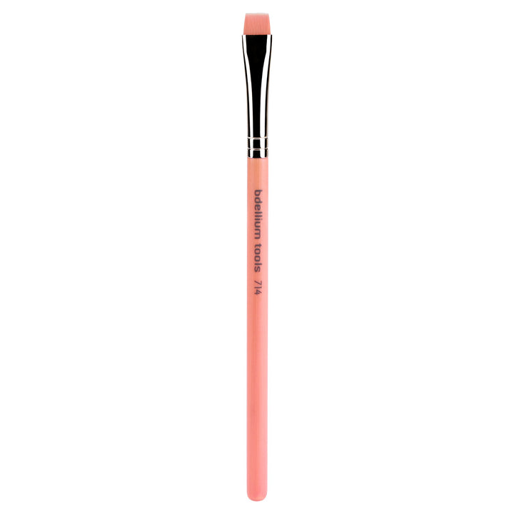 Bdellium Tools Professional Eco-Friendly Makeup Brush Pink Bambu Series - Flat Eye Liner 714
