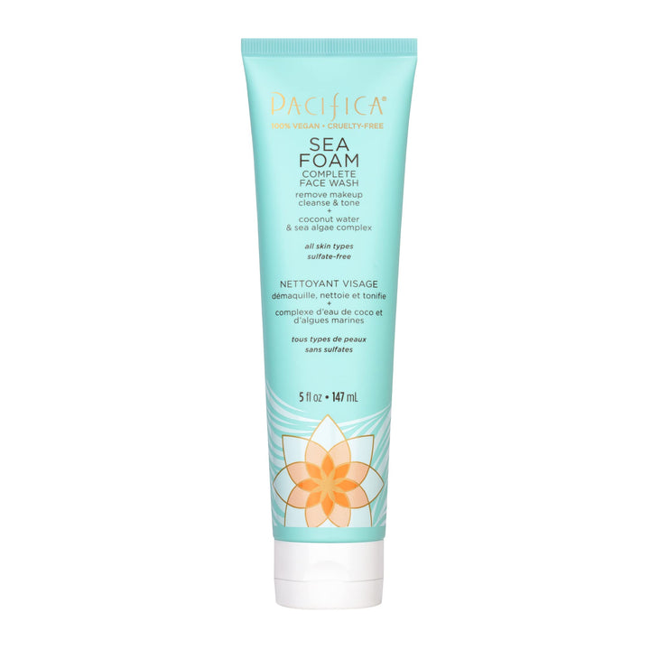 Pacifica Beauty Sea Foam Complete Natural Face Wash, 5 Fluid Ounce
