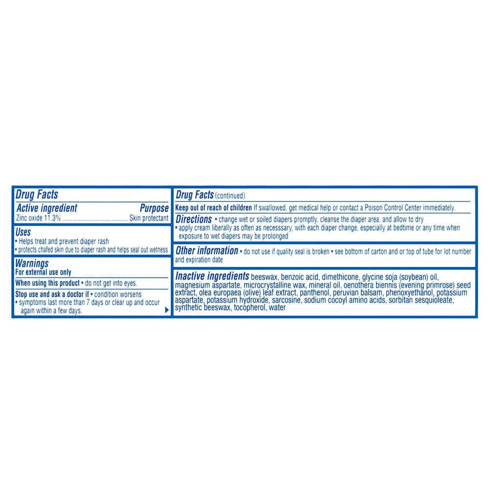 Balmex Zinc Oxide Diaper Rash Cream 4 oz.
