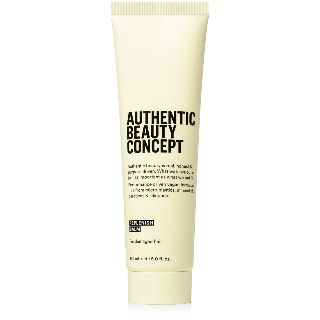 Authentic Beauty Concept Replenish Mask | Damaged Hair | Heat Protection & Strengthens Hair | Vegan & Cruelty-free | Silicone-free | 5 fl. oz.
