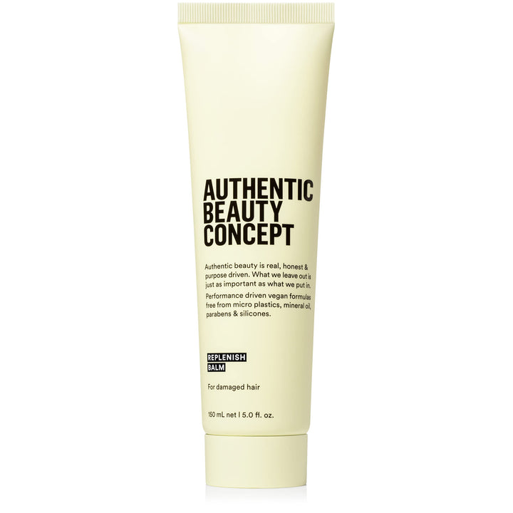 Authentic Beauty Concept Replenish Mask | Damaged Hair | Heat Protection & Strengthens Hair | Vegan & Cruelty-free | Silicone-free | 5 fl. oz.
