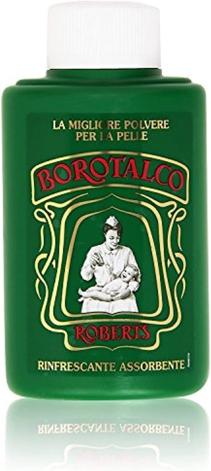 Neutro Roberts Italian Borotalco Classic Talc Powder Travel Size Shaker