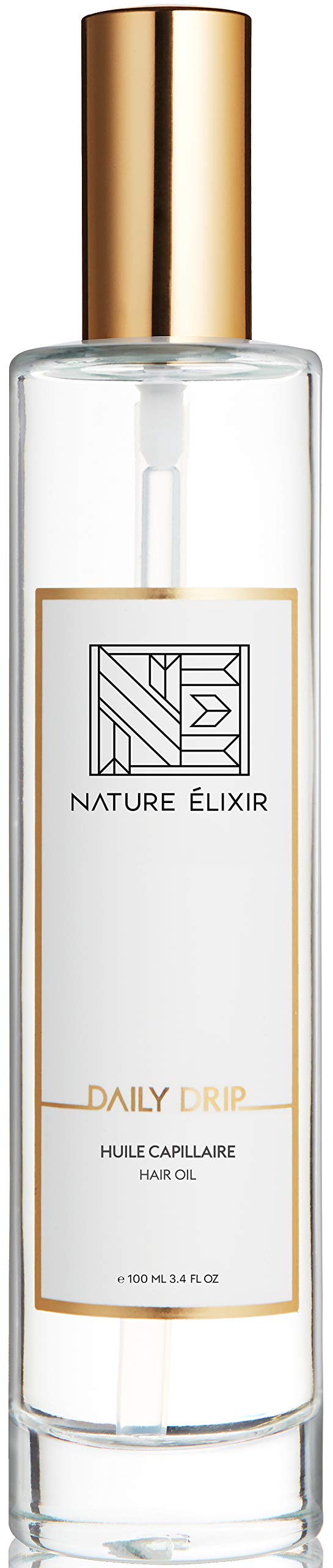 Nature Elixir Nature Elixir DAILY DRIP - Weightless Hair Oil with UV Protection - Oil for Hair Dry I 3.4oz 100ml