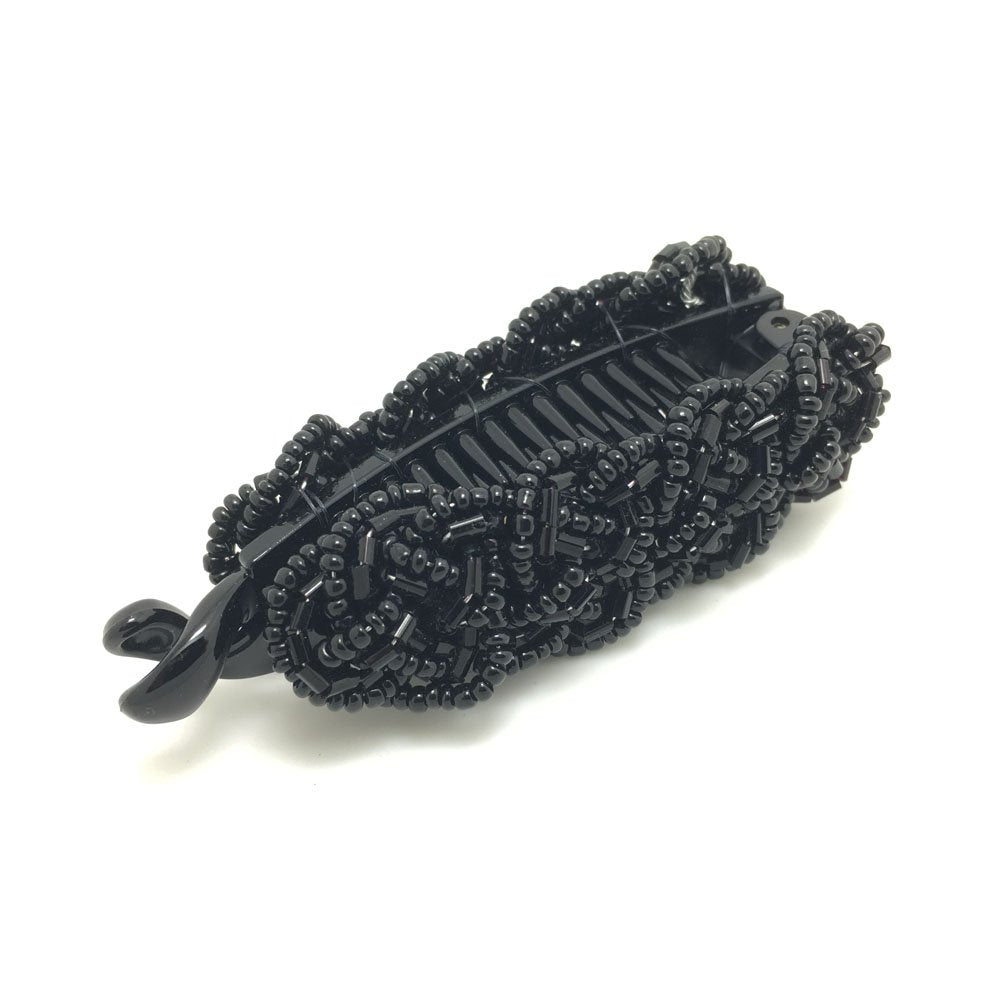 (3.2) Black : Meilliwish Noble Beautiful Lady Banana Hair Clip Ponytail Holder(H36)(Black)