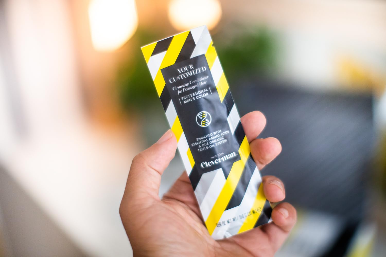 CLEVERMAN Men's Cleansing Conditioner for Damaged Hair, 20mL (Sample Size)