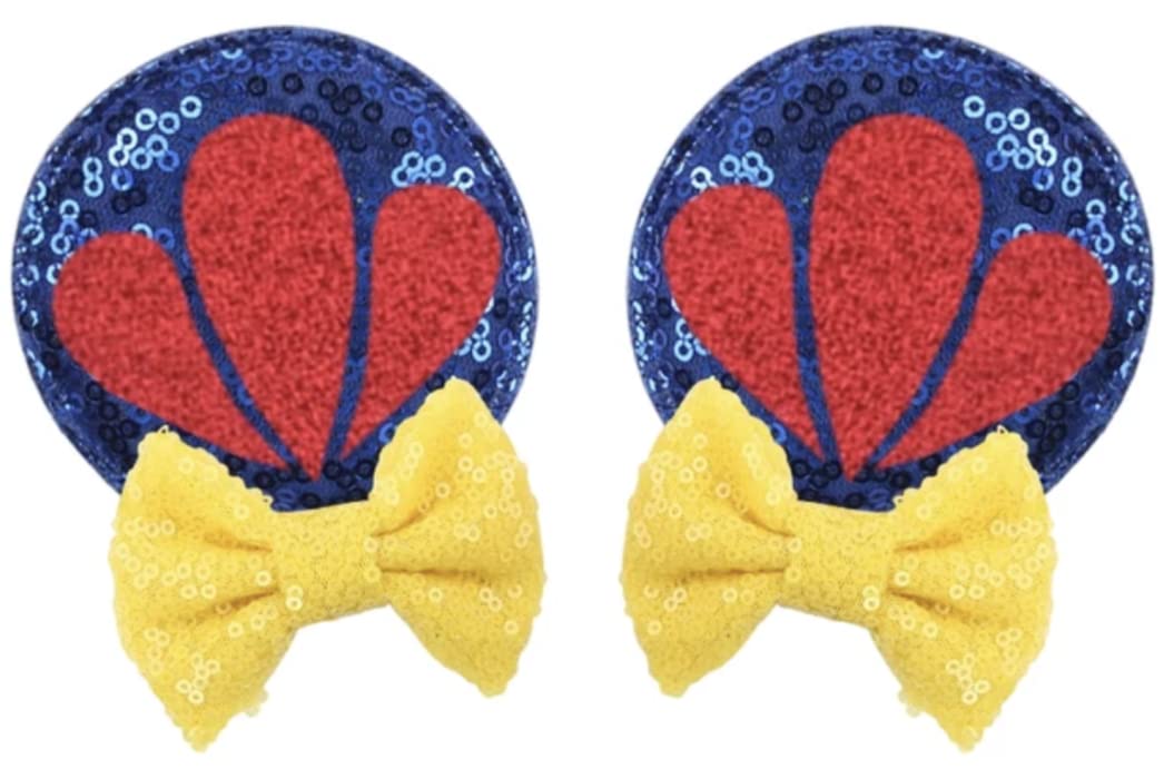 CLGIFT Baby/Toddler Minnie Ears Headband with Snow White Hair Clip