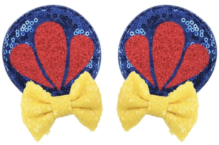 CLGIFT Baby/Toddler Minnie Ears Headband with Snow White Hair Clip