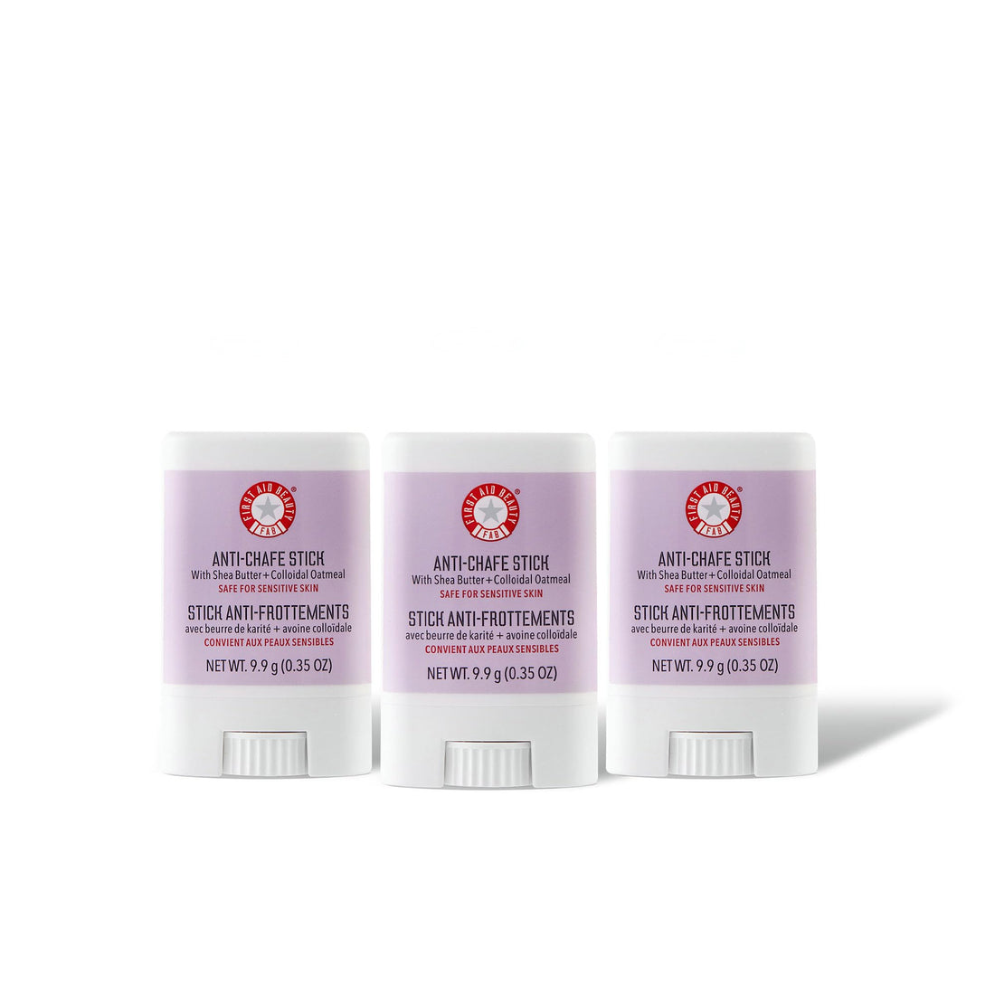 First Aid Beauty Anti Chafe Stick Mini 3pk