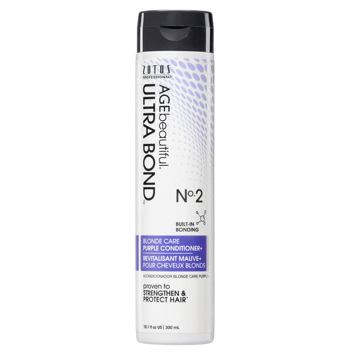 ULTRA BOND No. 2 Blonde Care Purple Conditioner with Built-In Bonding, Strengthen & Neutralize Yellow Tones, 10.1 Fl Oz