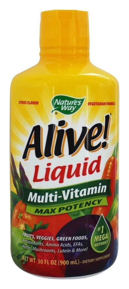 Nature's Way Alive! Multi-vitamin Max Potency Citrus Flavor 30 Oz. (Pack Of 2)