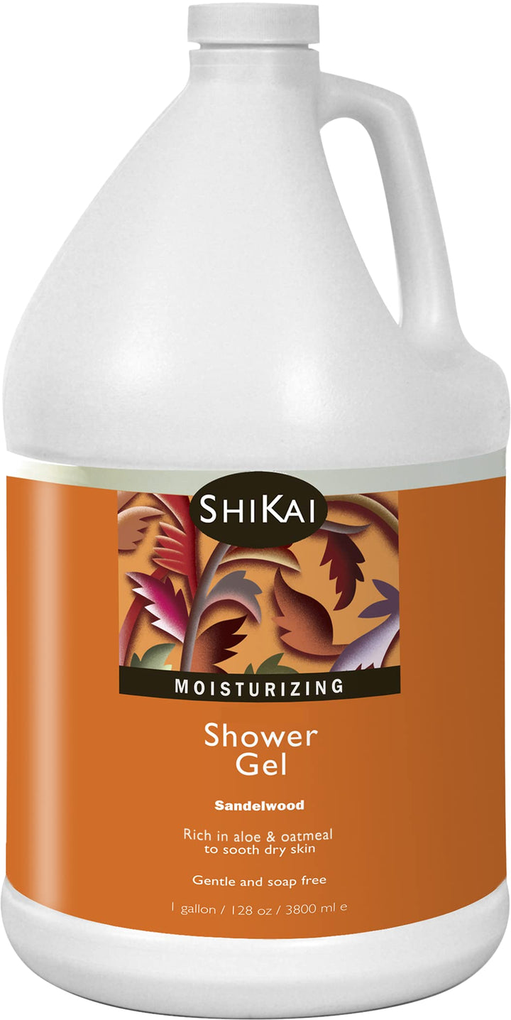 Shikai Sandalwood Moisturizing Shower Gel, 128 Ounce