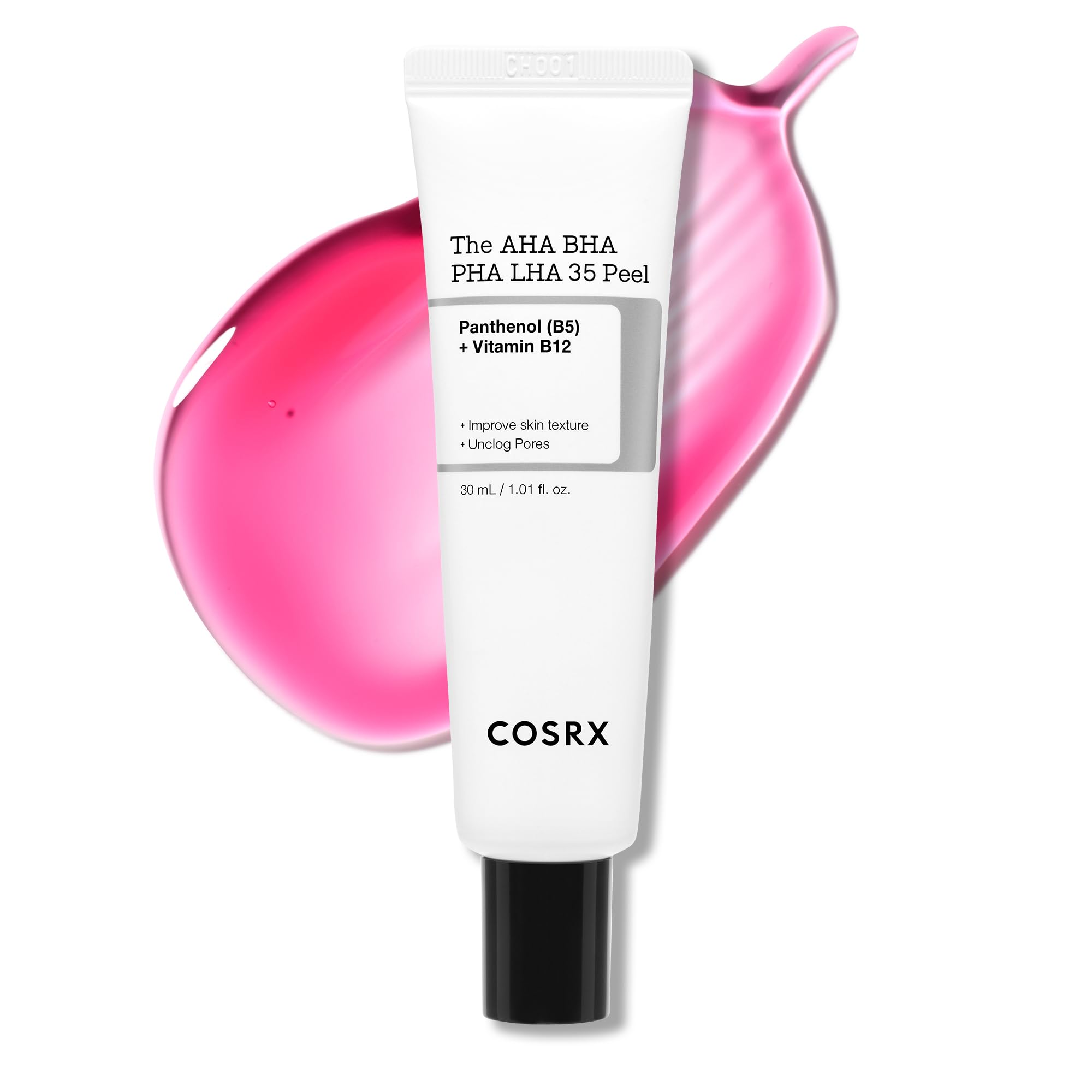 COSRX AHA BHA PHA LHA 35% Peel 1.01 fl. oz / 30 ml, Chemical Exfoliating Peeling Gel for Dull, Rough, Oily Skin with Clogged Pores & Dead Skin Cells, Highly Concentrated, Korean Skin Care