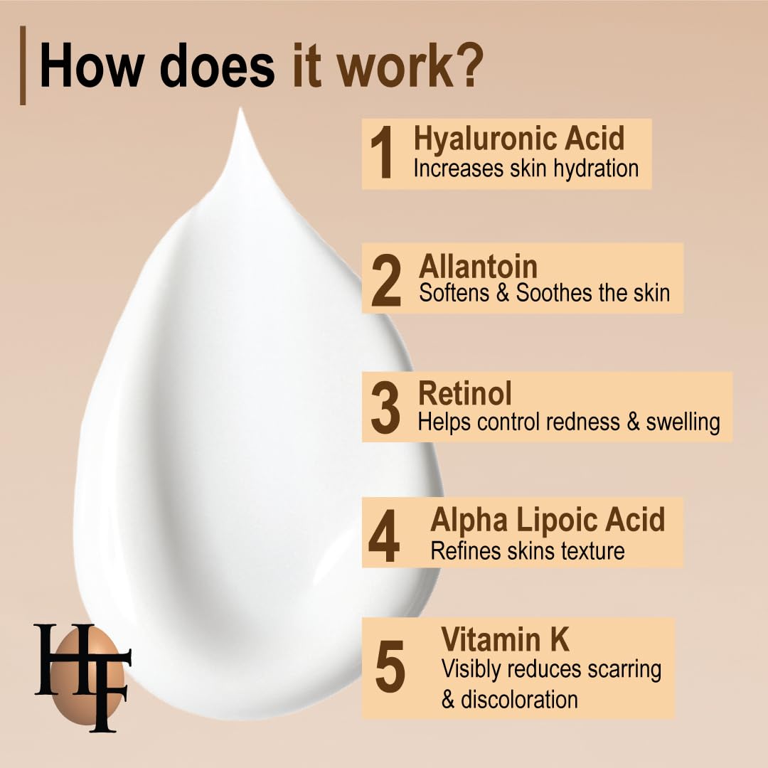 HealFast The Original Scar Cream for Stretch Marks – Soothes, Nourishes and Refreshes Skin – Using Ovasome Technology with Allantoin & Alpha LIpoic Acid – 2 Oz/ 60 ml