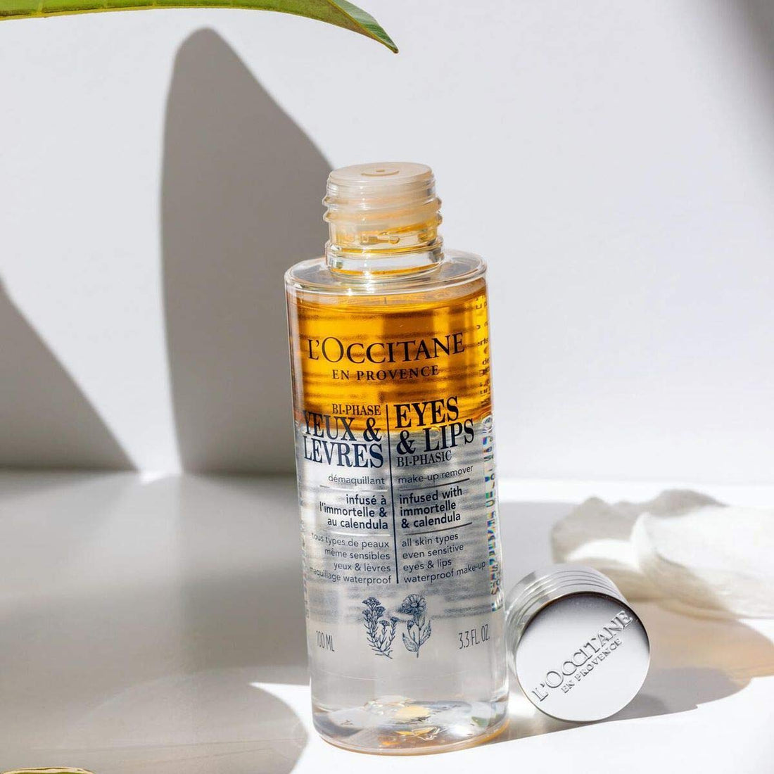 L'Occitane Bi-Phasic Make-Up Remover For Eyes Lips 100Ml