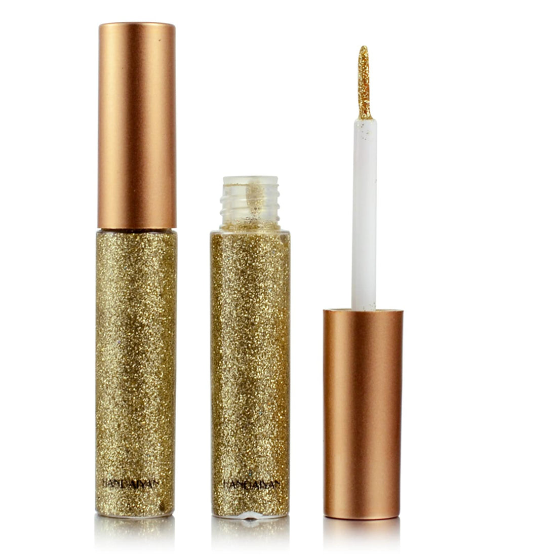 DekRion Glitter Eyeliner - Long-lasting Waterproof, High-pigmented Colorful Glitter Eyeliner Liquid in Silver, Gold, Pink, Green