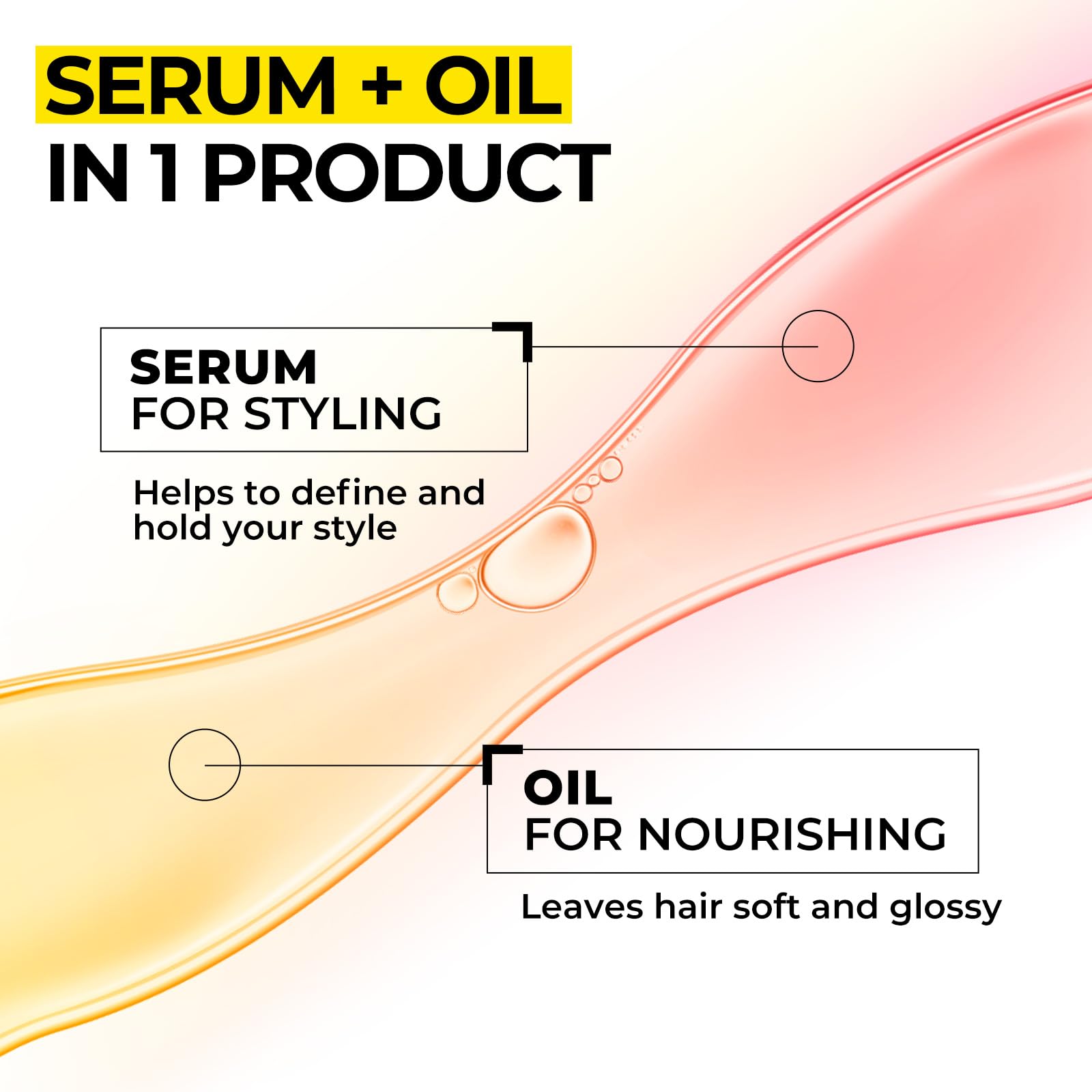 COLORLOMO Styling & Curl Defining Oil Serum | 24-Hour Touchable Hold Hair Oil for Natural & Styled Curly Hair l Heat Thermal Protection, Creates Smooth, Shiny, Lightweight Hair
