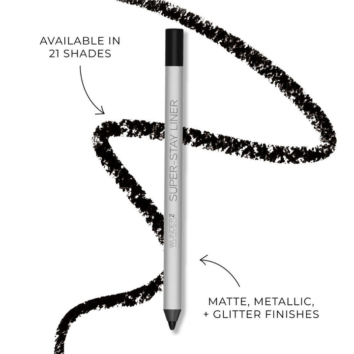 WUNDER2 SUPER-STAY LINER Long-Lasting & Waterproof Colored Eyeliner, Essential Navy Blue