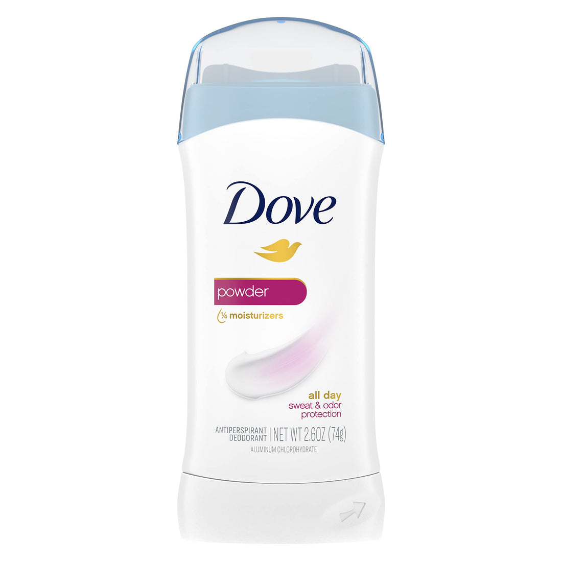 Dove Antiperspirant Deodorant, Powder 2.6 Ounce (Pack of 6)