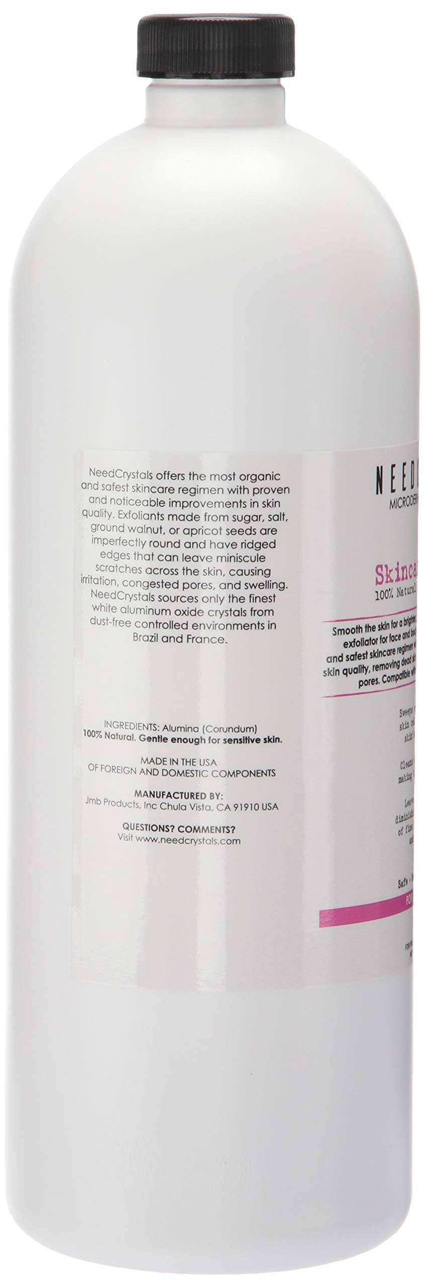 Microdermabrasion Crystals (4 lb, 120 Grit) All-Natural Rejuvenating Skin Face Exfoliator Treatment for Dull or Dry Skin, Wrinkles, Blemishes, Acne Scars & More by NeedCrystals